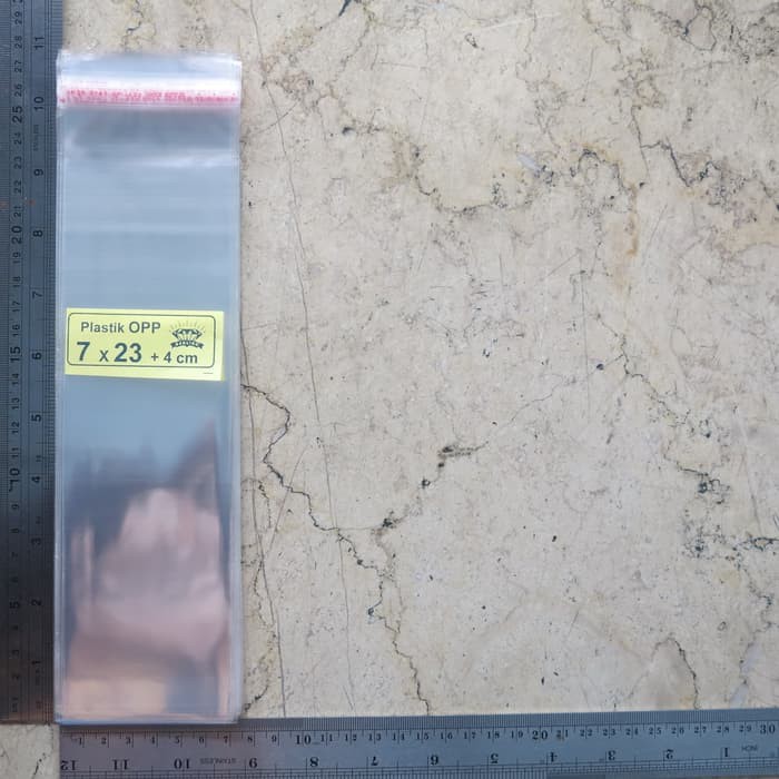

Dijual Plastik OPP 7X23CM KW2 100LBR Lem atau Seal Obral