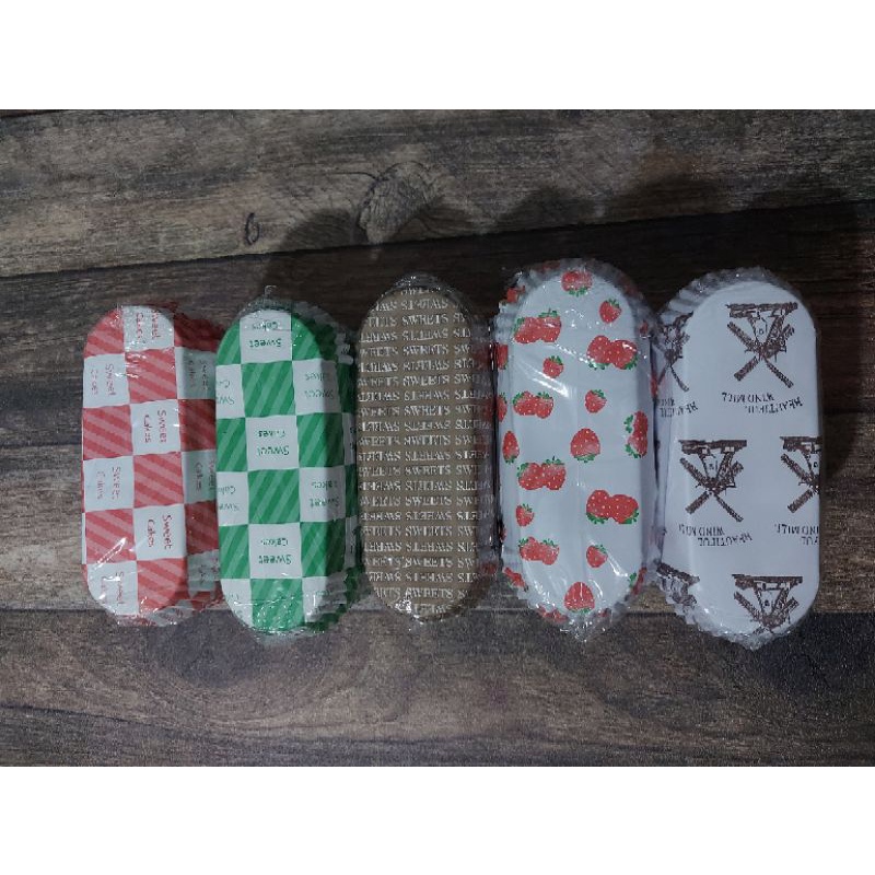 paper case oval isi 50 pcs