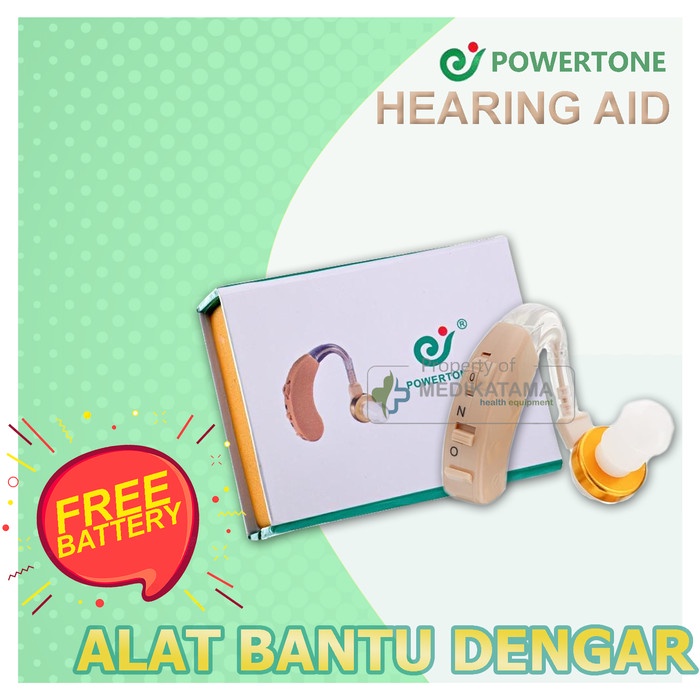 Alat Bantu-Pendengaran Dengar Suara Hearing Aid Original Powertone