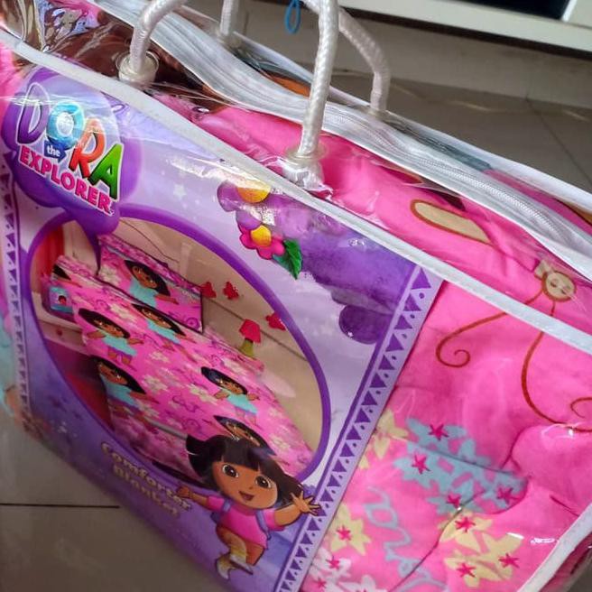 0emd comforter blanket selimut dora explorer original nickelodeon odok