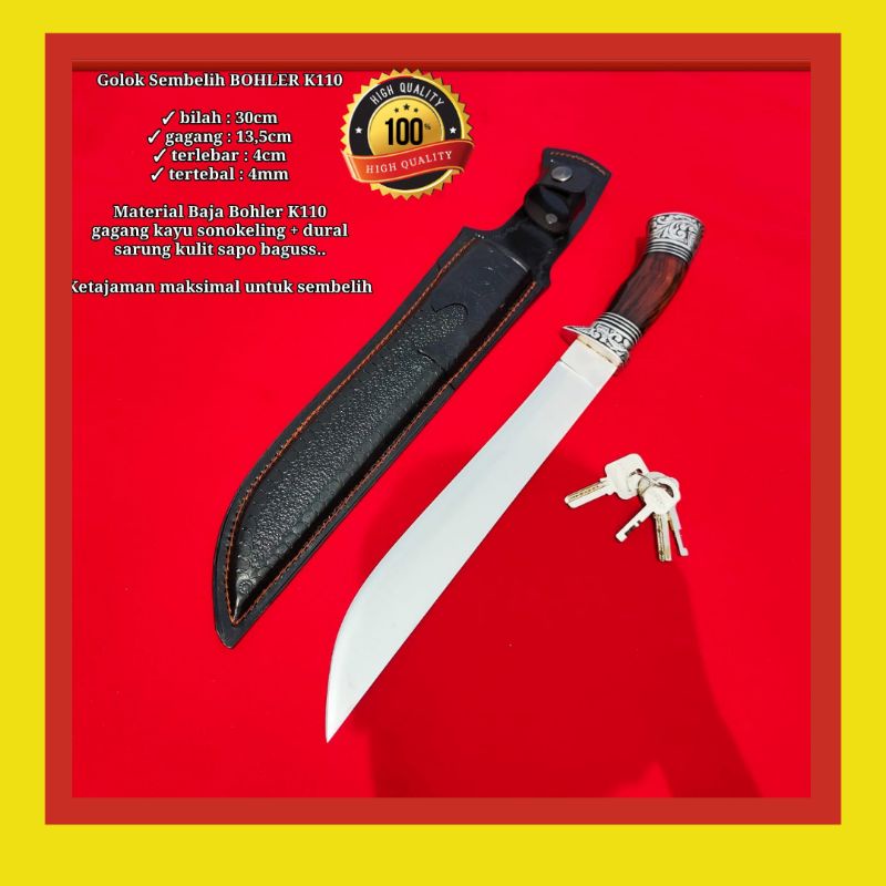 PISAU SEMBELIH BOHLER K110 SUPER TAJAM