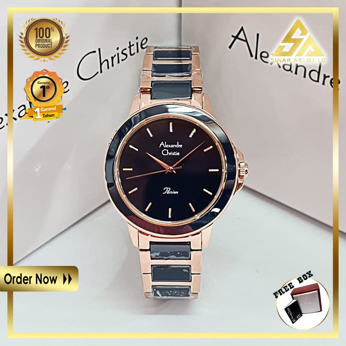 JAM ALEXANDER CHRISTIE WANITA JAM TANGAN ALEXANDRE CHRISTIE WANITA CEWEK ORIGINAL ORI ORIENT AC 3937