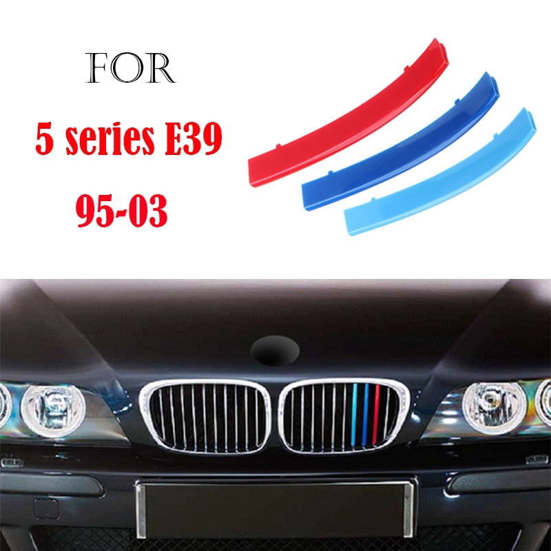 Strip Trim Bumper Depan Mobil Balap BMW 5 Series E39 F10 E60 F07 G30 1995-2022 Bahan ABS 3 Warna