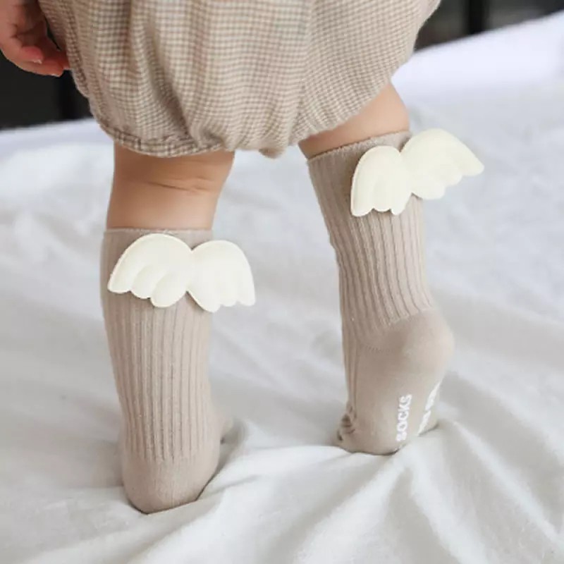 (Pimenova) Kaos Kaki bayi / wings baby socks / kaos kaki bayi anti slip / kaos kaki bayi tinggi