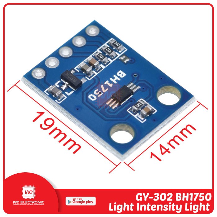 GY-302 GY 302 GY302 BH1750FVI LIGHT INTENSITY SENSOR MODULE