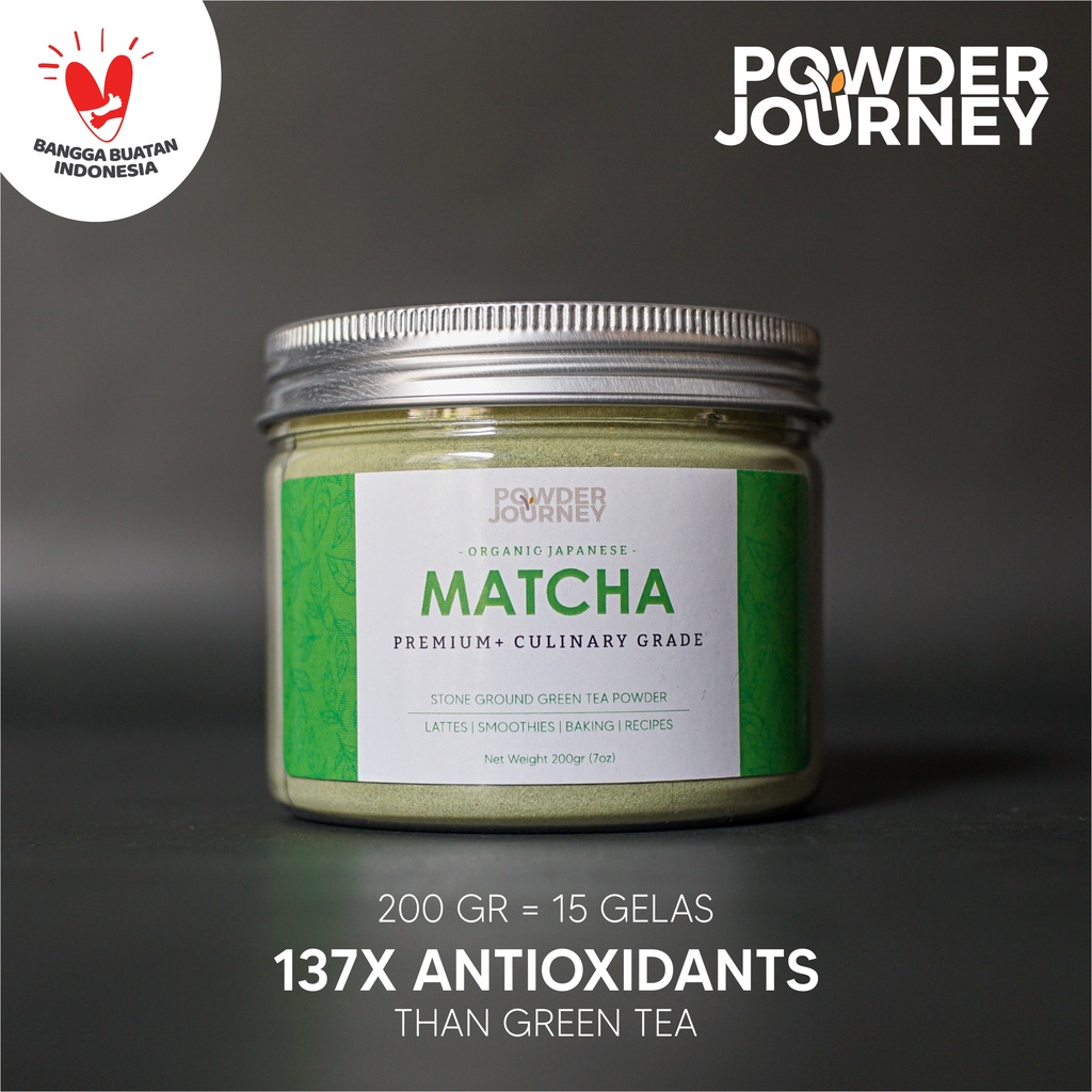 

Bubuk Minuman MATCHA by Powder Journey | Premium+ Grade | 200gr