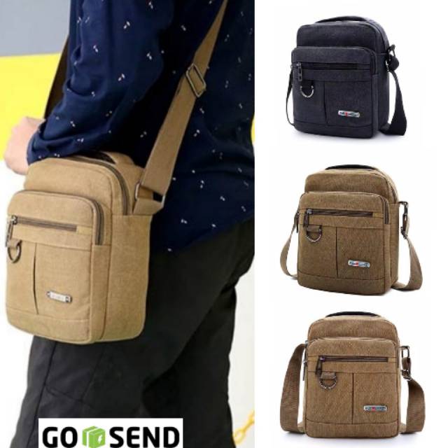 Tas selempang pria polo summer zeintin