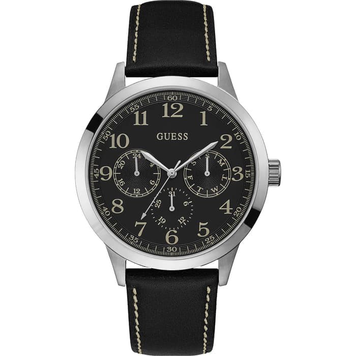 GUESS W1101G1 Boulder - Jam Tangan Pria - Hitam