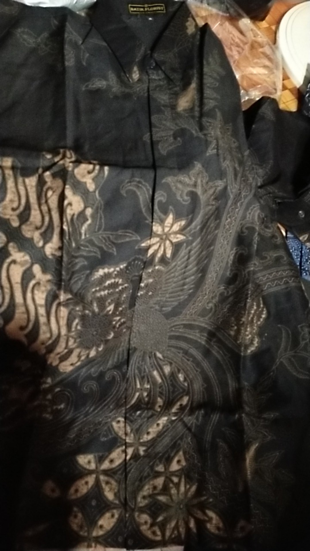 Darjito Biru Kemeja Batik Pria Full Furing Bahan Katun Primisima