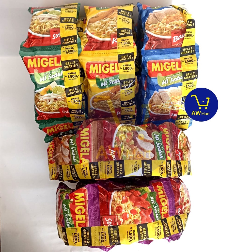 MIGELAS RENCENG ISI 1 SACHET X 28GR - ALL VARIAN [BELI 10 SACHET GRATIS 1 SACHET = 11 SACHET TOTAL]