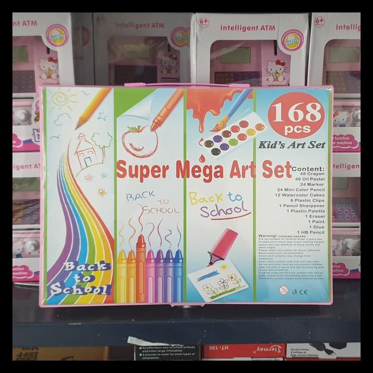 

Murmer 168 Pcs - Pensil Warna, Alat Tulis Set Crayon, Coloring Set, Colouring Terjamin