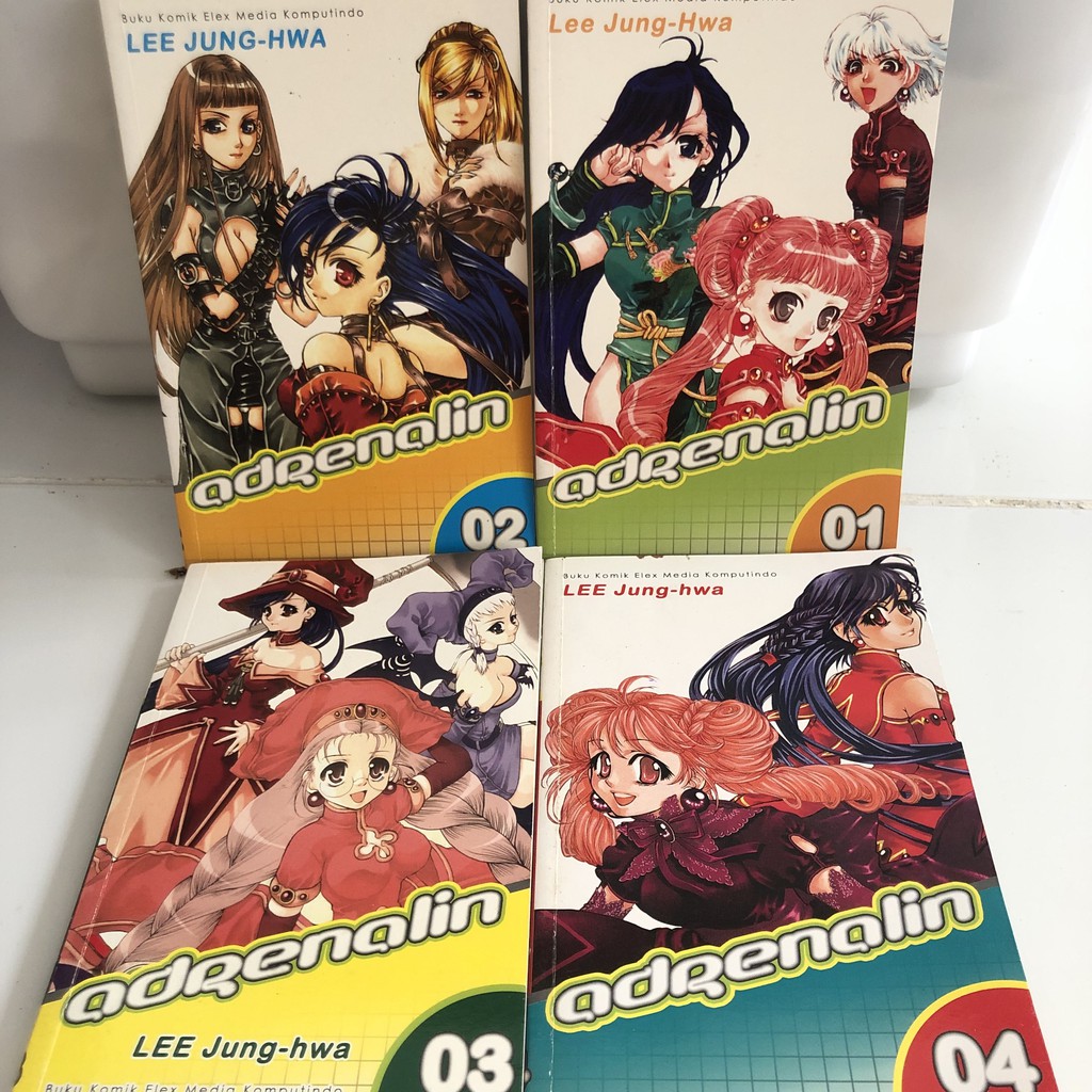 Komik Bekas Adrenalin Vol. 1-4 (END) by Lee Jung-Hwa