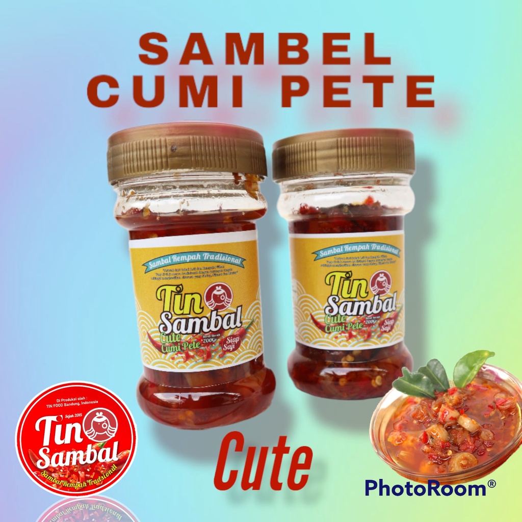 Sambal Cumi, baby cumi, Sambel cumi khas Tin Sambel-150 gr