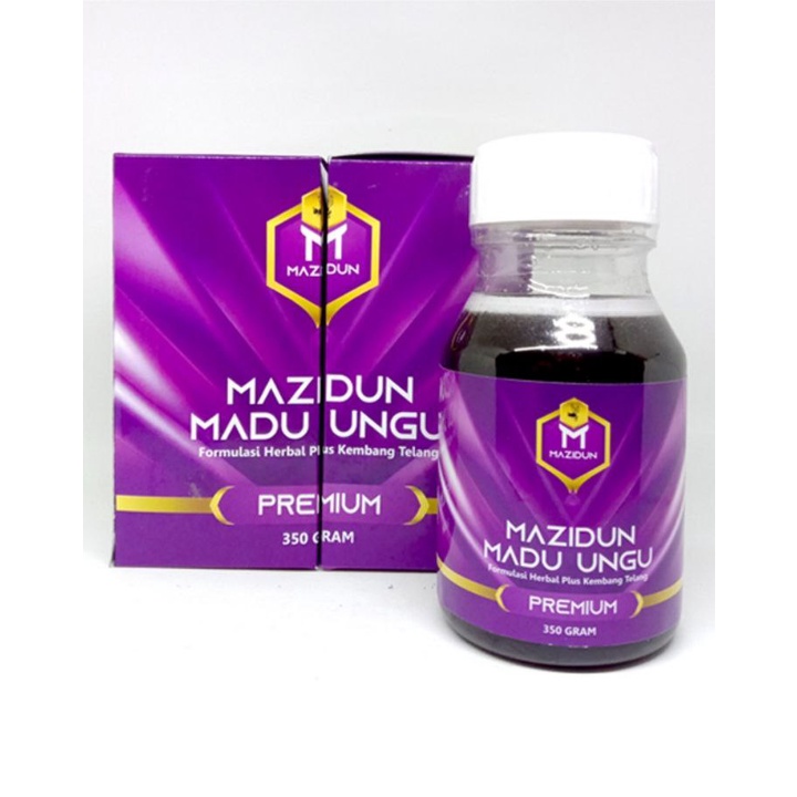 

MAZIDUN MADU UNGU ( Formulasi Herbal Plus Kembang Telang ) PREMIUM 350 GRAM