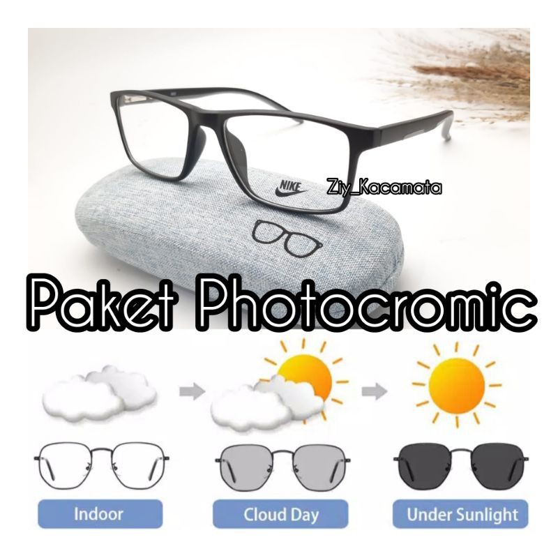 Kacamata Antiradiasi Photocromic Pria Nike 9996
