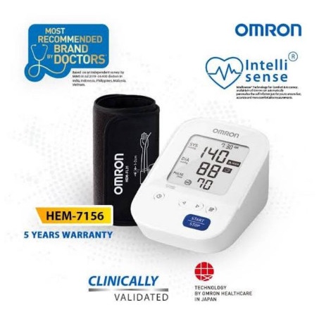 OMRON - Tensimeter Digital 7156 ( Manset 360 ) | Tensi Omron 7156 (Tanpa Adaptor)