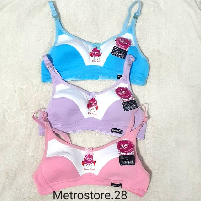 2 PCS Bra Lutty Remaja/ Bra Sport ABG Lutty/ABG-32,34,36 / mini bra remaja