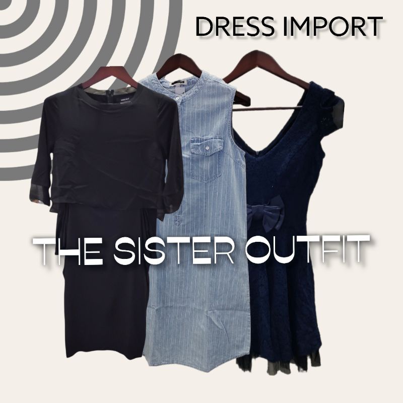 baju dress import murah terbaru Mini Dress import Daster polos Dress kekinian murah Dress lengan pen