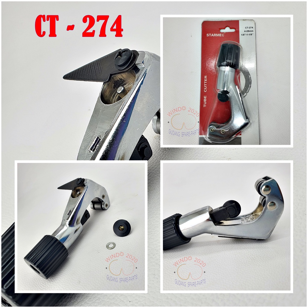 TUBE CUTTER PIPA AC TEMBAGA BESAR CT-274 | TUBING CUTTER |  CARTER / CUTTER PEMOTONG PIPA  TEMBAGA