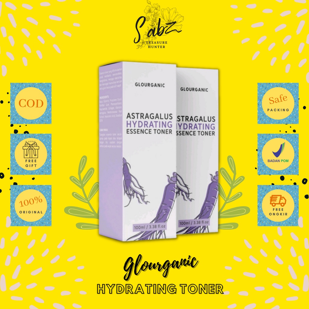 GLOURGANIC TONER ASTRAGALUS HYDRATING ESSENCE TONER TONER GLOURGANIC BPOM