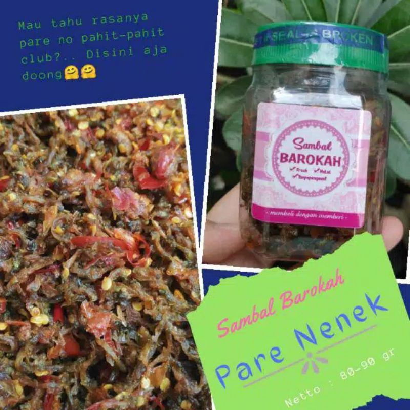 

Pare Nenek Sambal Barokah