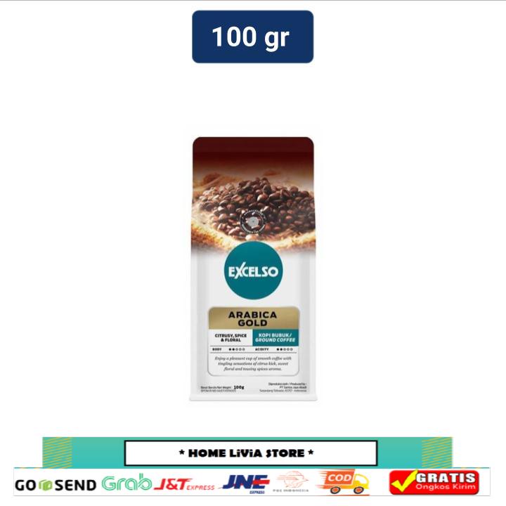 

Excelso Arabica Gold Bubuk Kupu 100gr