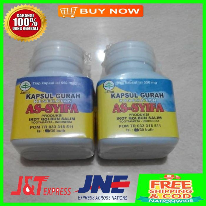 Kapsul Gurah As-Syifa Qolbun Salim Super Herbal Kesehatan Assyifa Naturafit Original RH 234