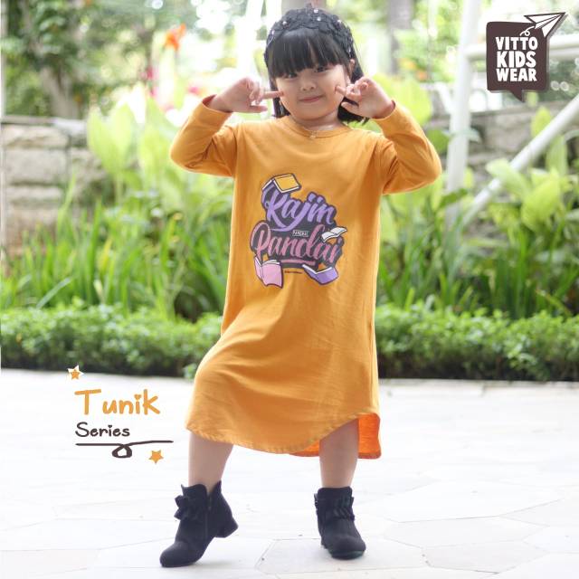 Tunik Anak Big Cutting Vitto sisa size 2.4.6 saja