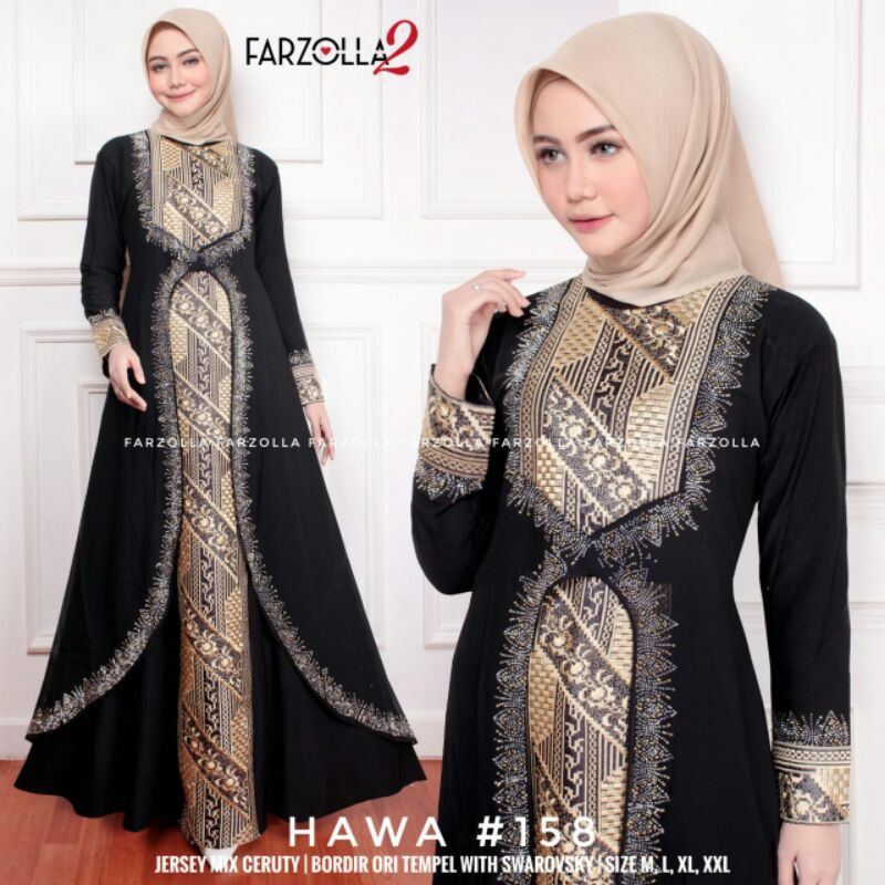 GAMIS MAXY // GAMIS HAWA #131 BY FARZOLLA2 // GAMIS BAHAN JERSEY MIX CERUTY