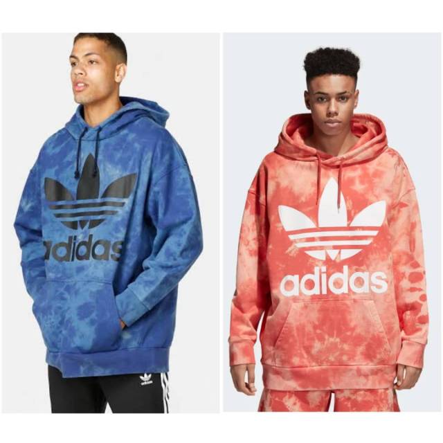 Jaket Adidas tie dye hoodie oversize camo Original