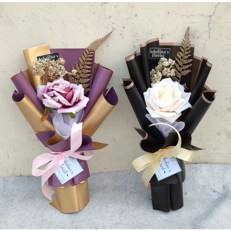 Kado Murah / Buket artificial & Edelweis