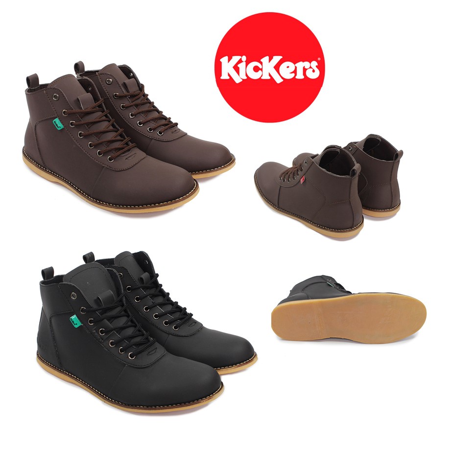 MURAH!! Sepatu Sneakers Pria Kickers Bandit Semi Boots Santai Formal Kuliah Kerja Keren