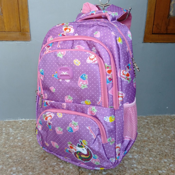 Tas Ransel Sekolah Naval by Fortune 45x30 Strawberry