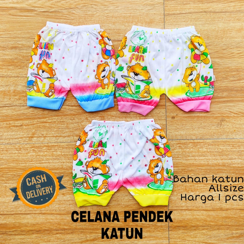 Celana bayi pendek KATUN perlengkapan bayi lahir