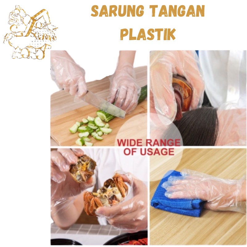 SARUNG TANGAN PLASTIK ISI 100 PCS