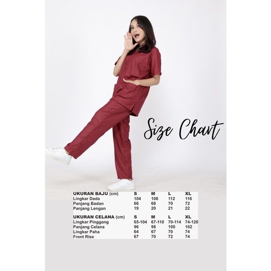 SET Scrub Dokter/Baju Jaga Dokter/ Baju OK/ Baju Perawat/ Baju Jaga bahan toyobo UNISEX