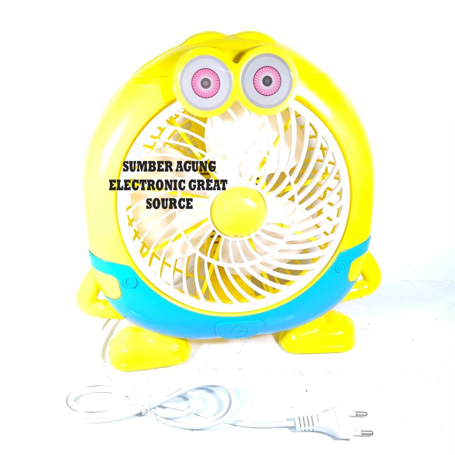 Bright-G Kipas Meja Minion 26W BG351 9inch BrightG Kuning Yellow Full