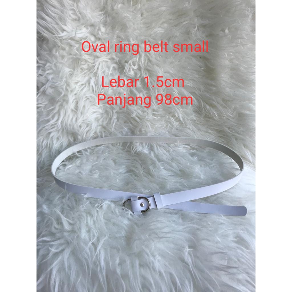 belt wanita/ sabuk/ oval ring belt small/ ikat pinggang/aksesoris