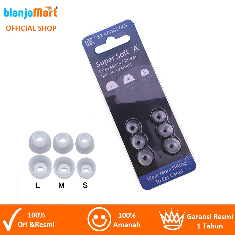 KZ Silicone Transparent Eartips for Earphone TWS