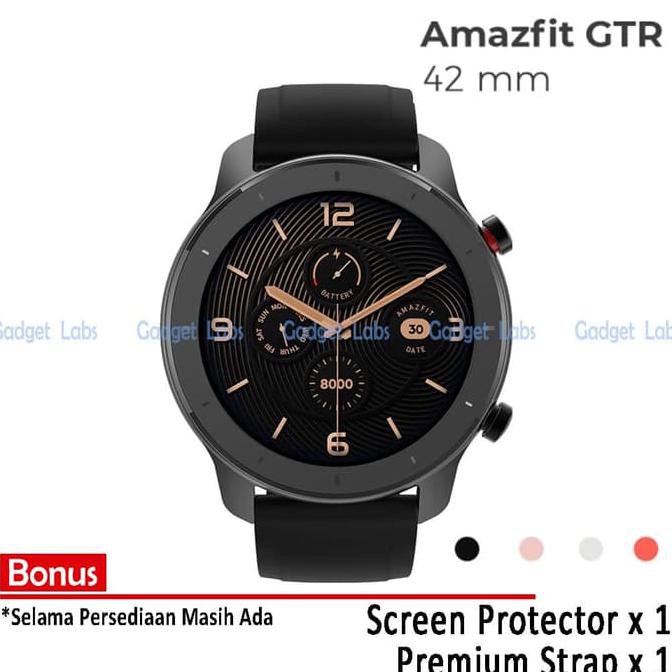 IBARUl AMAZFIT GTR 42mm Smartwatch Xiaomi Huami GTR 42 mm Global Version - Merah