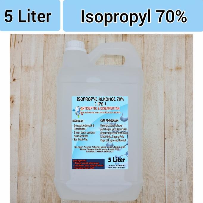 Jual ISOPROPYL ALKOHOL 99 KEMASAN 5L Shopee Indonesia