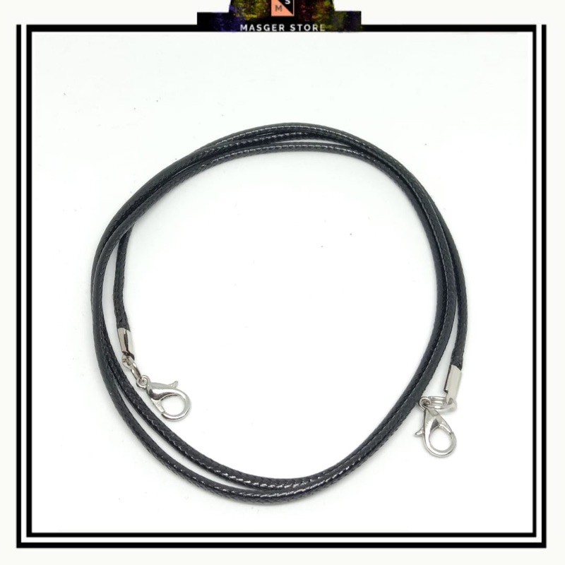 Kalung Strap Masker Tali Masker Kalung Mask Chain-Rope Full Black