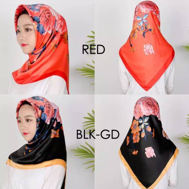 HIJAB SATIN MOTIF/HIJAB MAXMARA