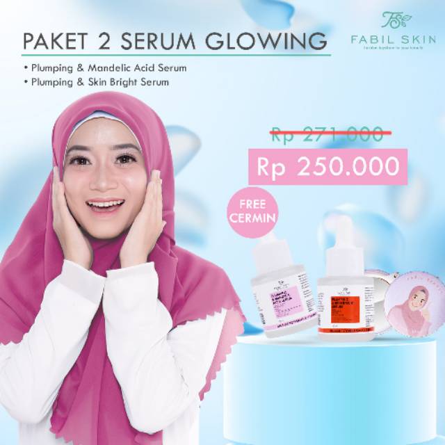 Promo Paket 2 Serum Glowing Fabil Skincare