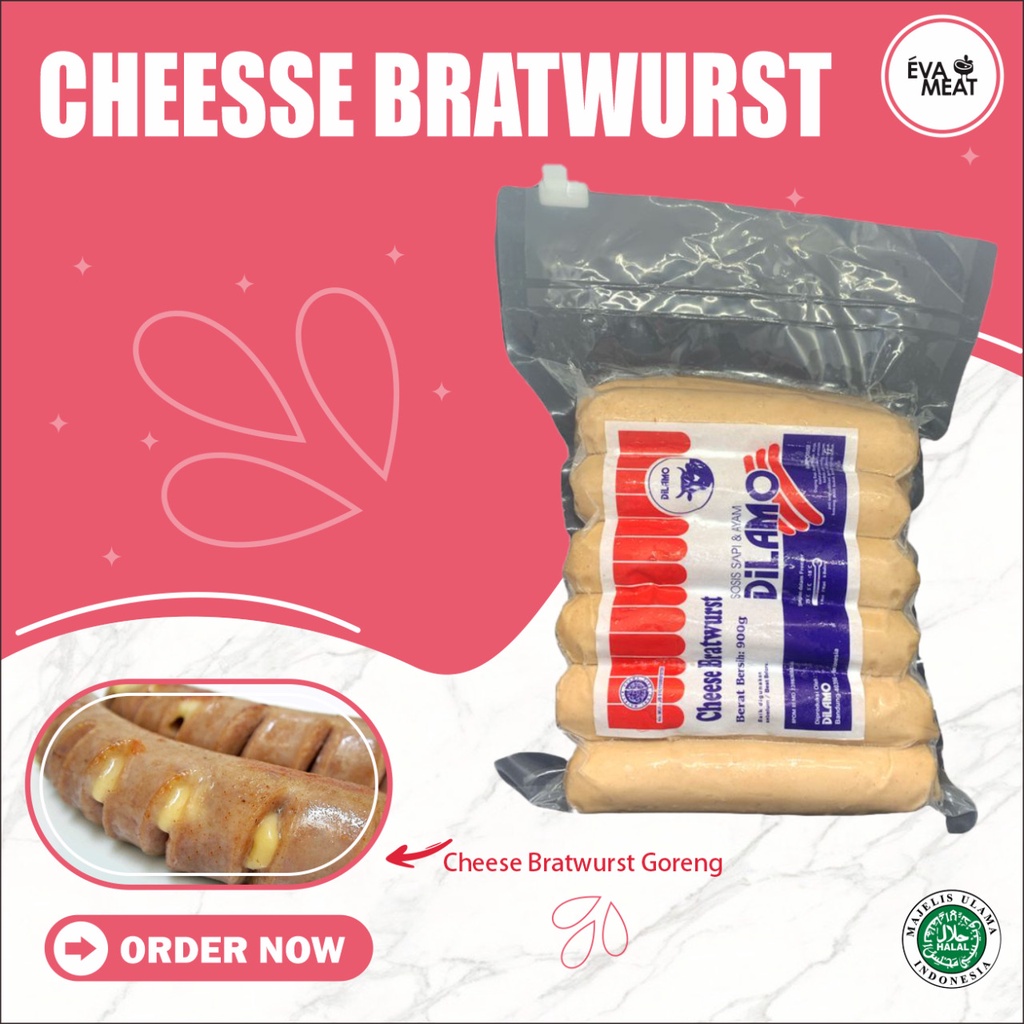 

Cheese Bratwurst / Sosis Keju / Sosis Bakar Keju / Cheese Sausage / Bratwurst Keju