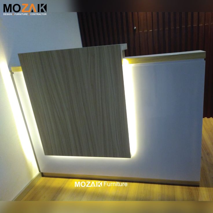 meja resepsionis kantor minimalis murah custom jakarta