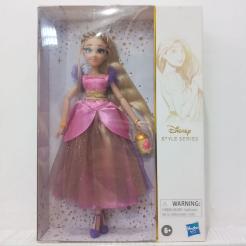 ori original hasbro disney style series princess rapunzel doll tangled contemporary 10 figure barbie boneka mainan anak perempuan cewek hadiah kado ultah ulang tahun gift toys putri dress gown girl toy dolls