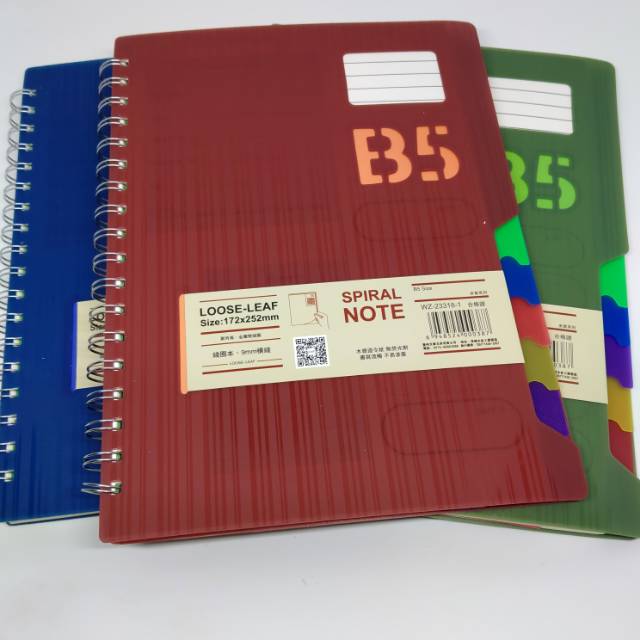

Buku Spiral B5 Index / PCS