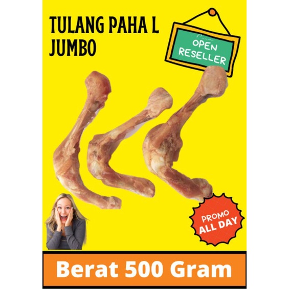 

Tulang Paha Jumbo Ayam 500 gram 1/2 kg Utuh Segar Seger Ayam Murah Halal