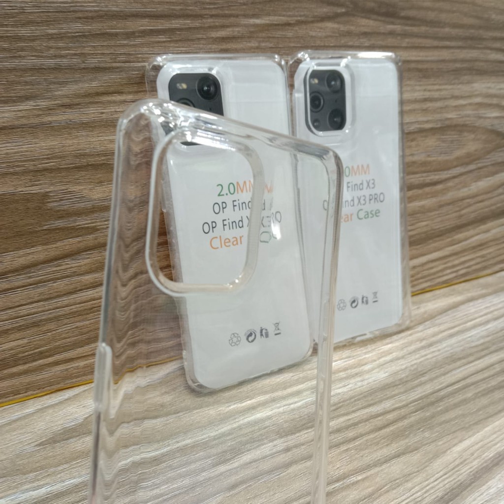 CC- CASING Oppo A16, A74 5G, A74 4G/A95 4G, FIND X3/X3 PRO, Reno 2F, RENO 4F/F17 PRO,  A15/A15S SOFT CASE BENING TEBAL 2.00MM SILIKON CLEAR CASE JELLY CASE TRANSPARANT OEM